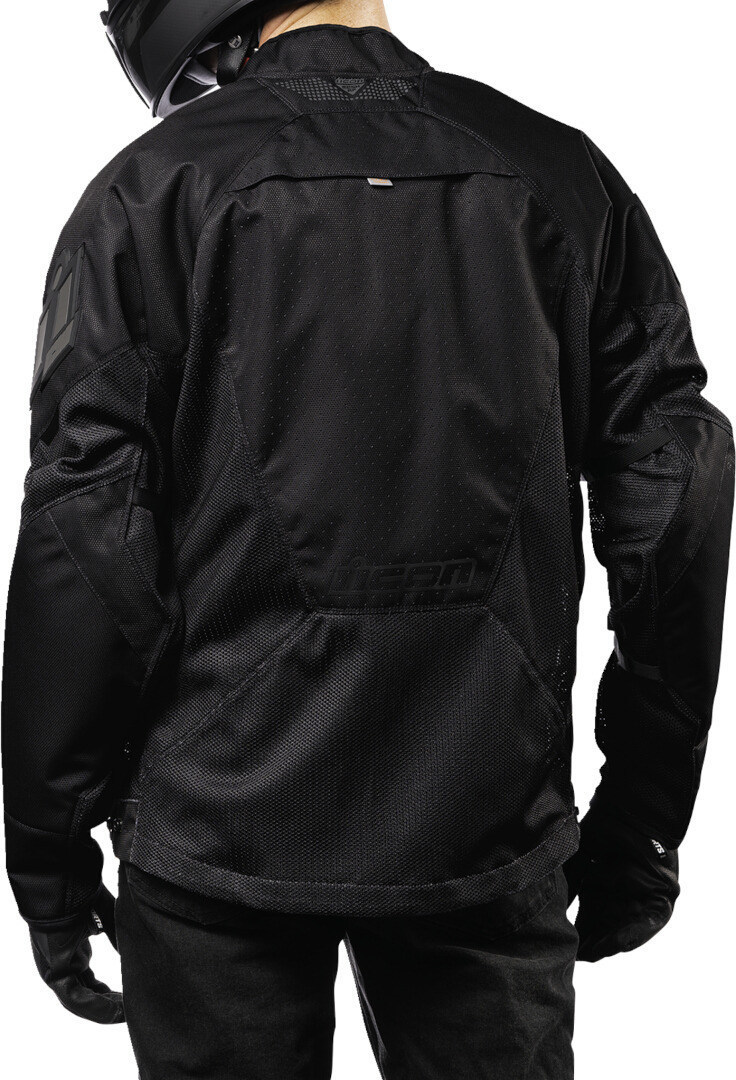 Icon Mesh AF 2023 Motorcycle Textile Jacket black L Figure 4