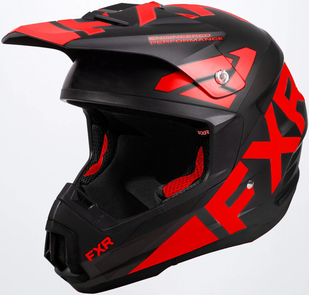 FXR Torque Team Snescooterhjelm sort/rød S (55/56) Figur 1