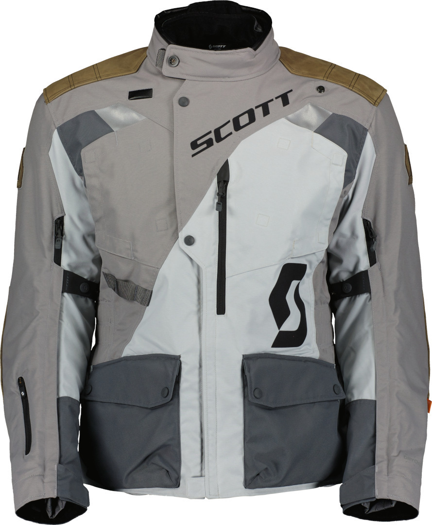 Scott Dualraid Dryo Motorrad Textiljacke hellgrau/dunkelgrau Lang M Abbildung 1