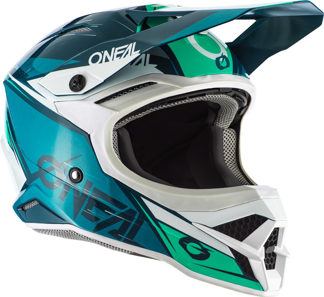 Oneal 3Series Stardust Capacete de Motocross azul/verde L (59/60) Figura 2