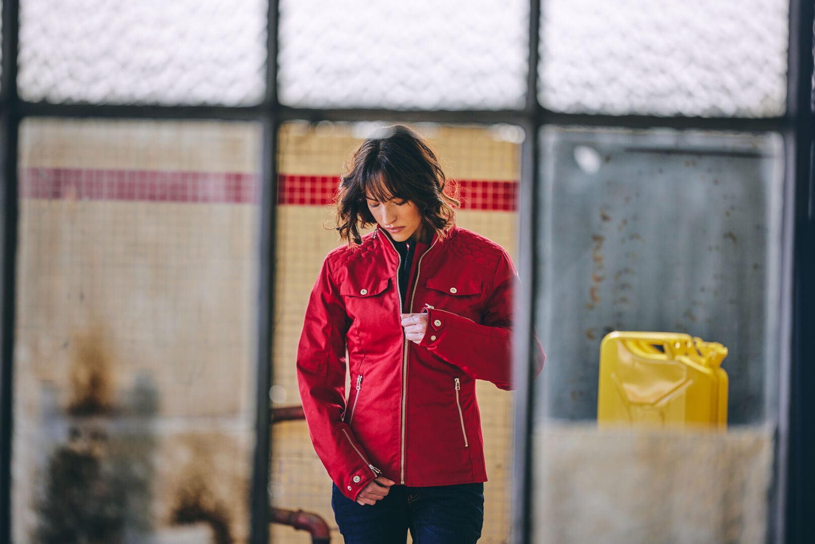 Segura Bahia Damen Motorrad Textiljacke rot 48 Abbildung 4