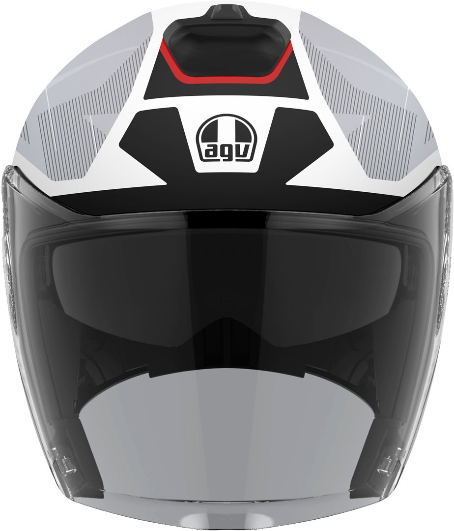 AGV Irides Trieste Jet Helmet black/red/white L (59/60) Figure 1