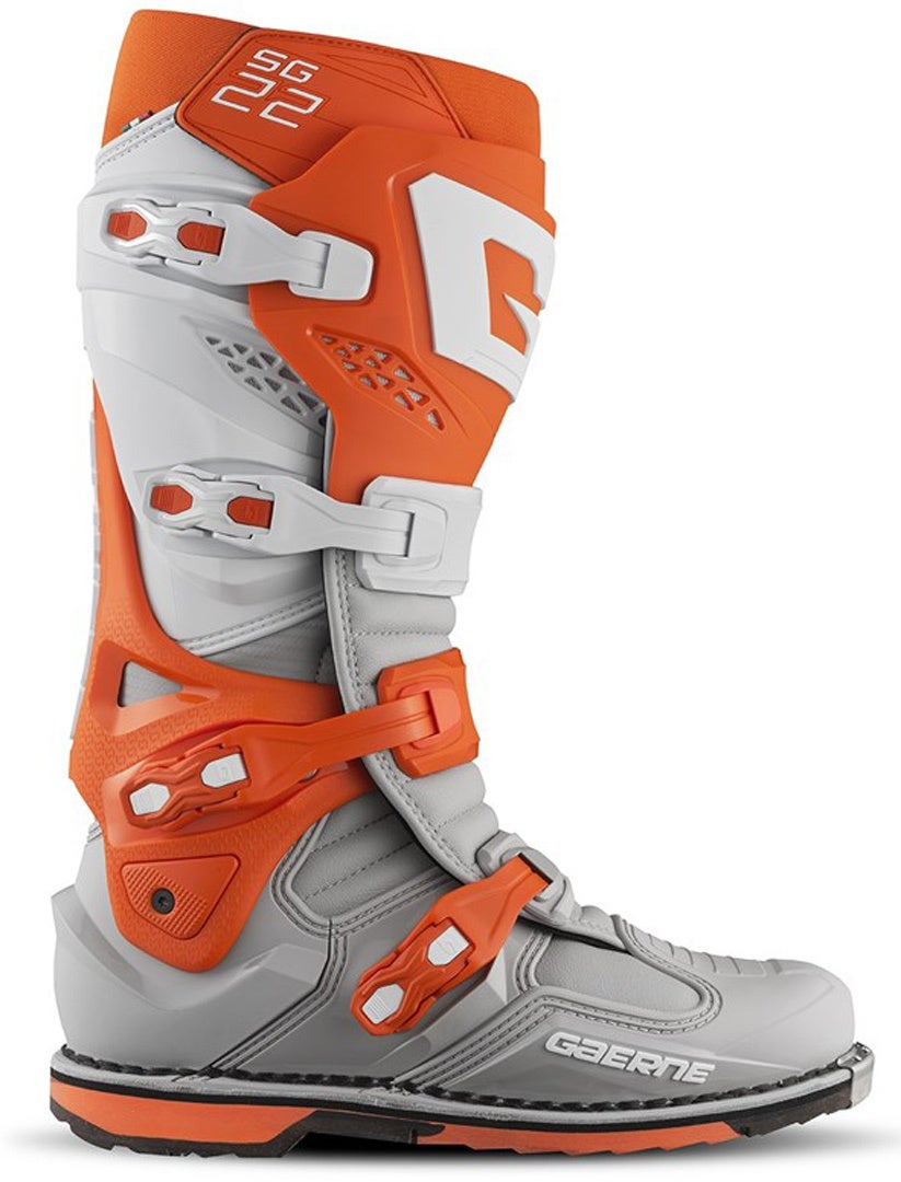 Gaerne SG-22 Motocross Stiefel grau/orange 47 Abbildung 1