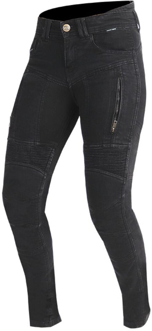 Trilobite Parado Black Skinny Dames Motorfiets Jeans 34/34 Figuur 2