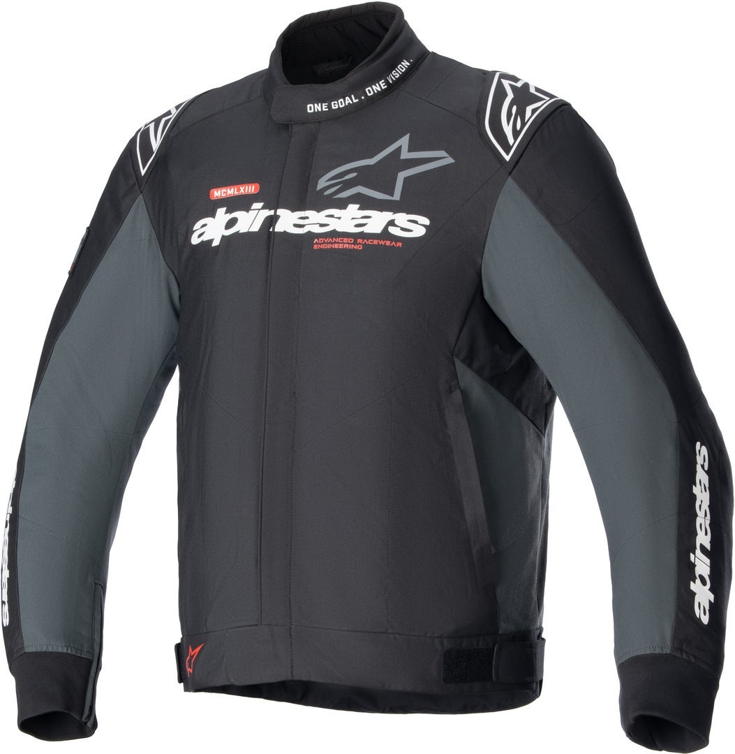 Alpinestars Monza Sport Motorrad Textiljacke schwarz/grau 3XL Abbildung 1