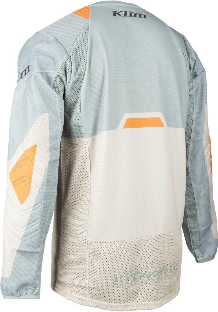 Klim Dakar 2025 Motocross Jersey grau/mint/orange 3XL Abbildung 6