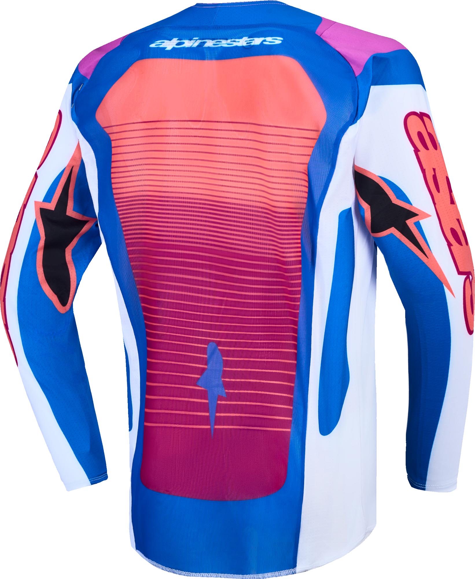 Alpinestars Supertech Maven Ungdoms motocross-trøye svart/hvit/blå/rød XL Figur 2