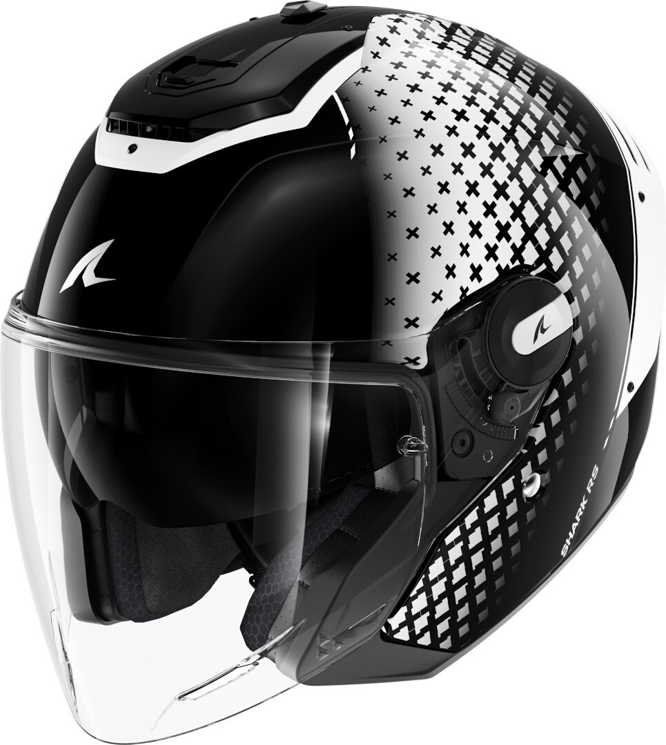 Shark RS Jet Stride Cască cu reacție alb/negru L (59/60) Figura 1