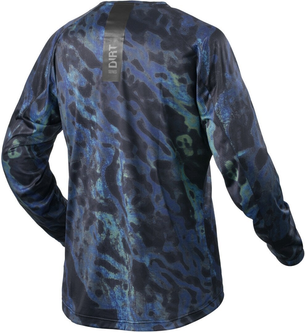 Revit Emulsion Maillot de motocross bleu/noir 3XL Figure 2