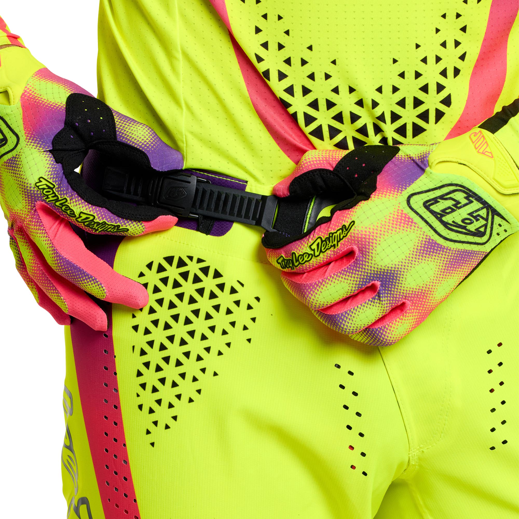Troy Lee Designs SE Ultra Aura Motocrossbroek neongeel 36 Figuur 8