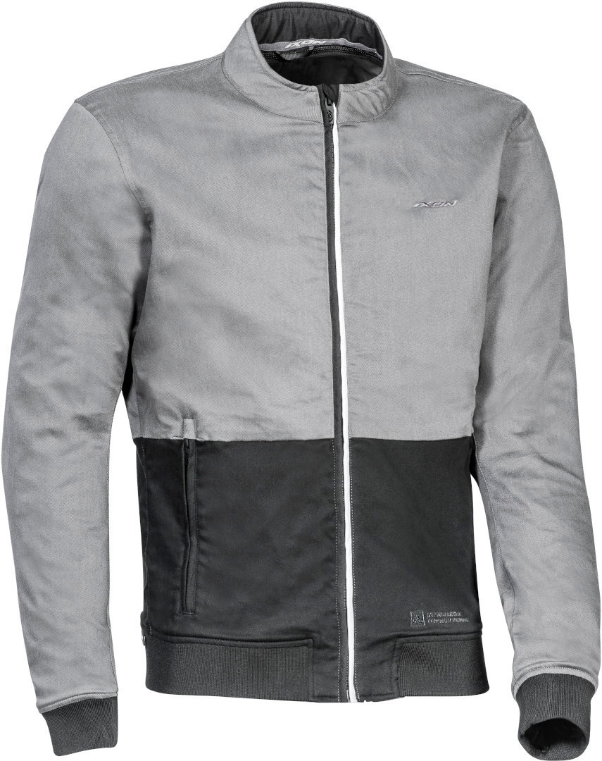 Ixon Fulham Motorrad Textiljacke grau/schwarz XL Abbildung 1