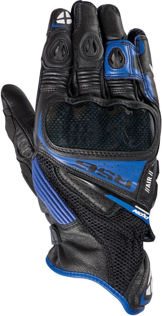 Ixon RS6 Air Motorcykelhandsker sort/hvid/blå L Figur 1
