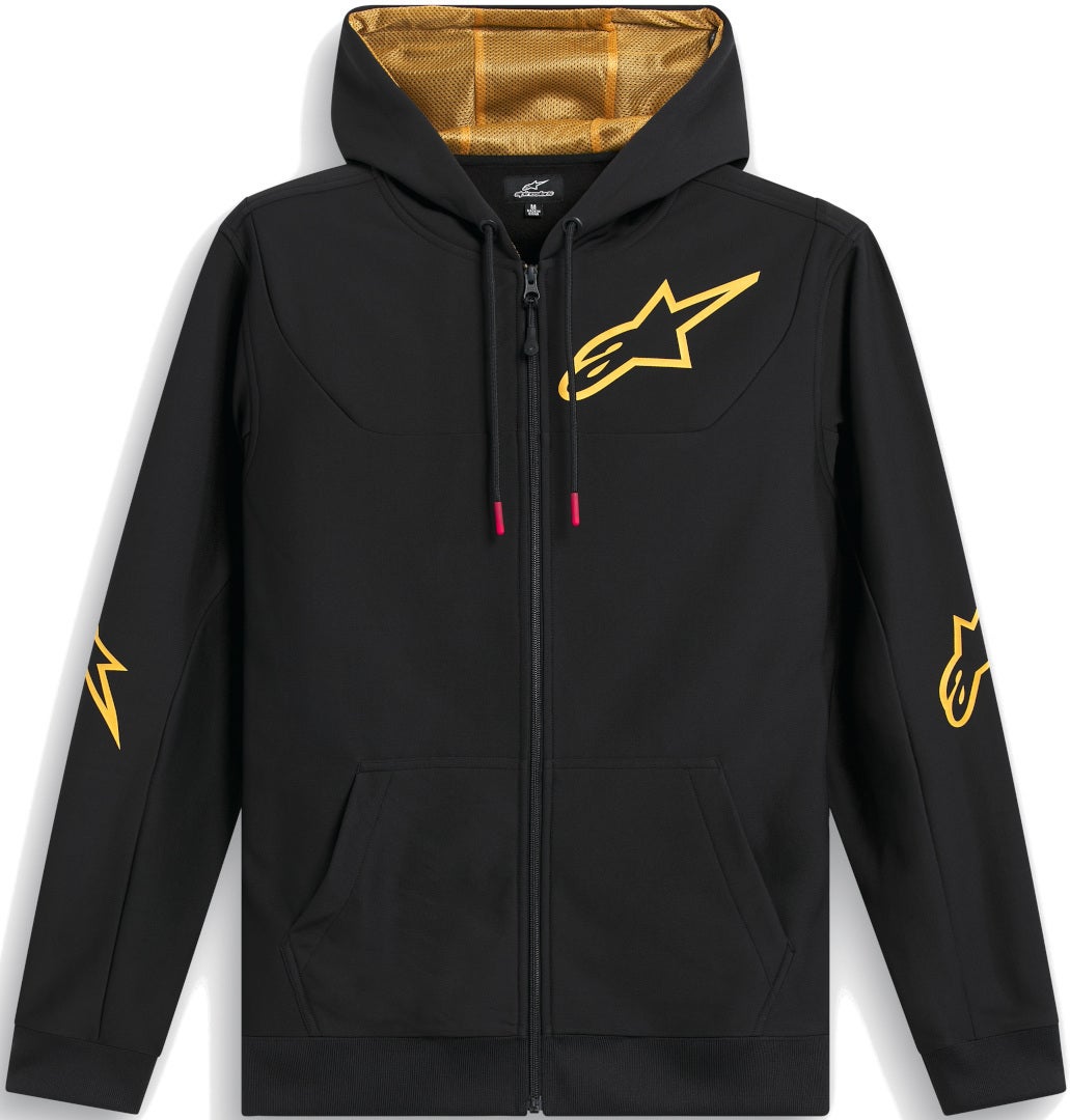 Alpinestars Sessions V3 Zip Hoodie black/gold XXL Figure 1