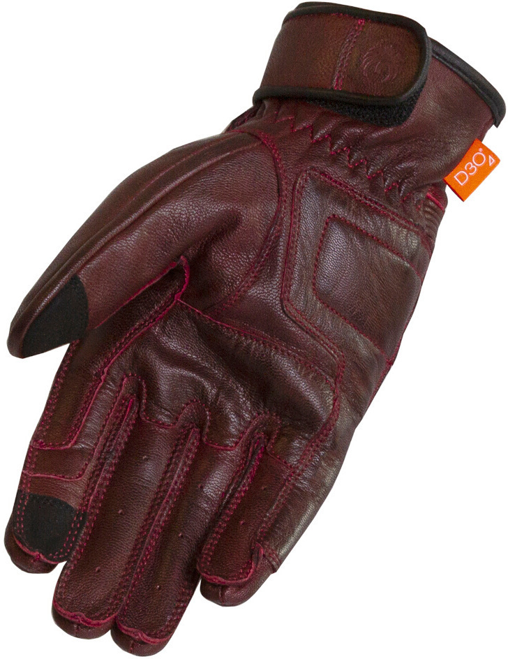 Merlin Glory D3O Heritage Motorradhandschuhe rot M Abbildung 3