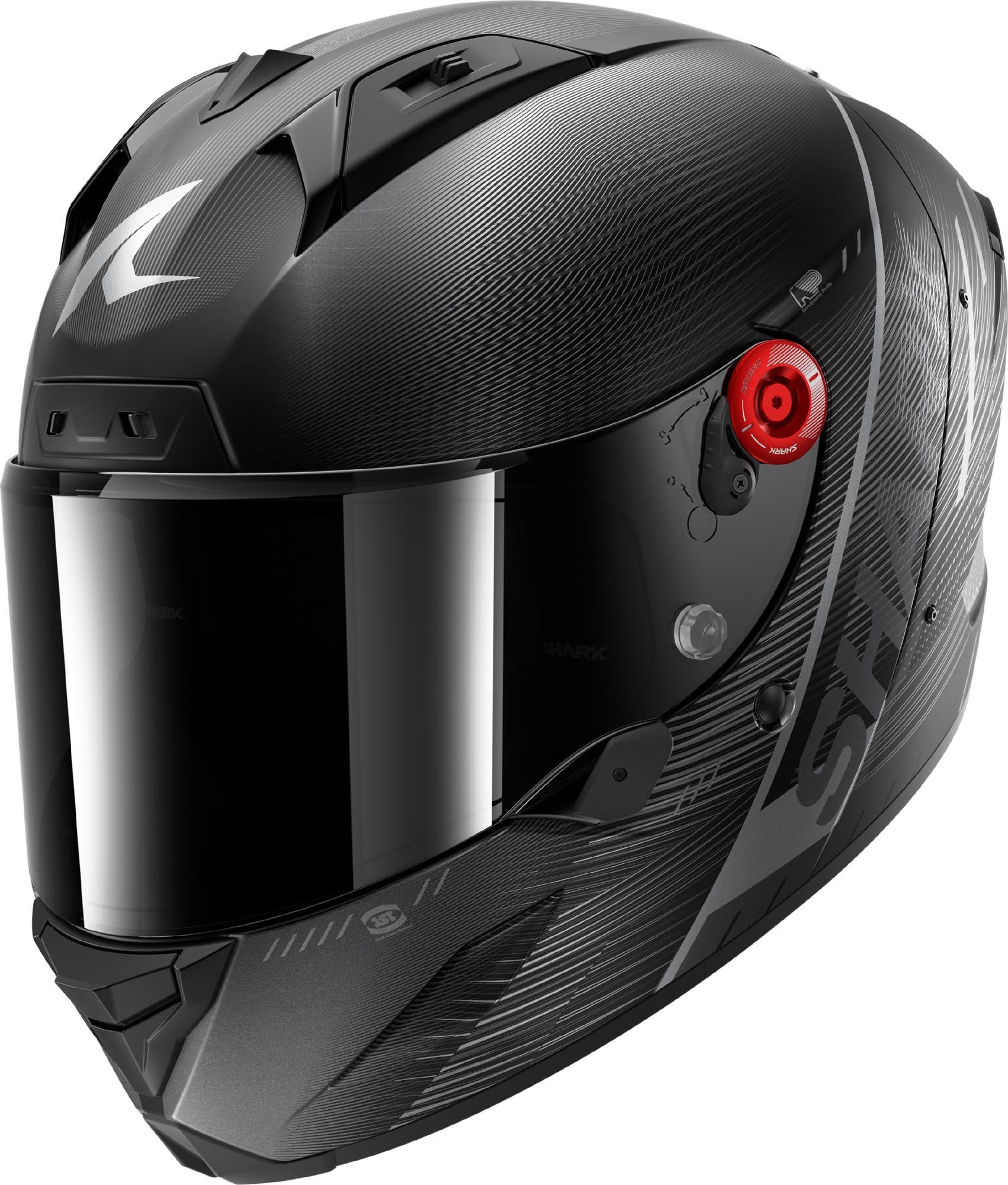 Shark Aeron Speed Tech Carbon Helmet black matt/anthracite XS (53/54) Figure 1