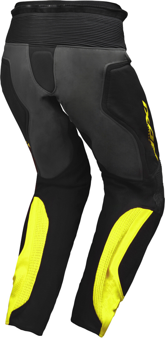 Ixon Vendetta Evo Pantaloni de piele pentru motocicletă negru/galben S Figura 2