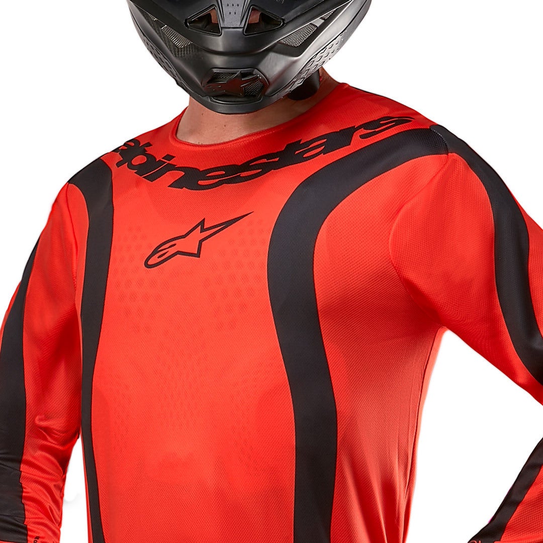 Alpinestars Fluid Lurv Motocross trøje orange/sort M Figur 2