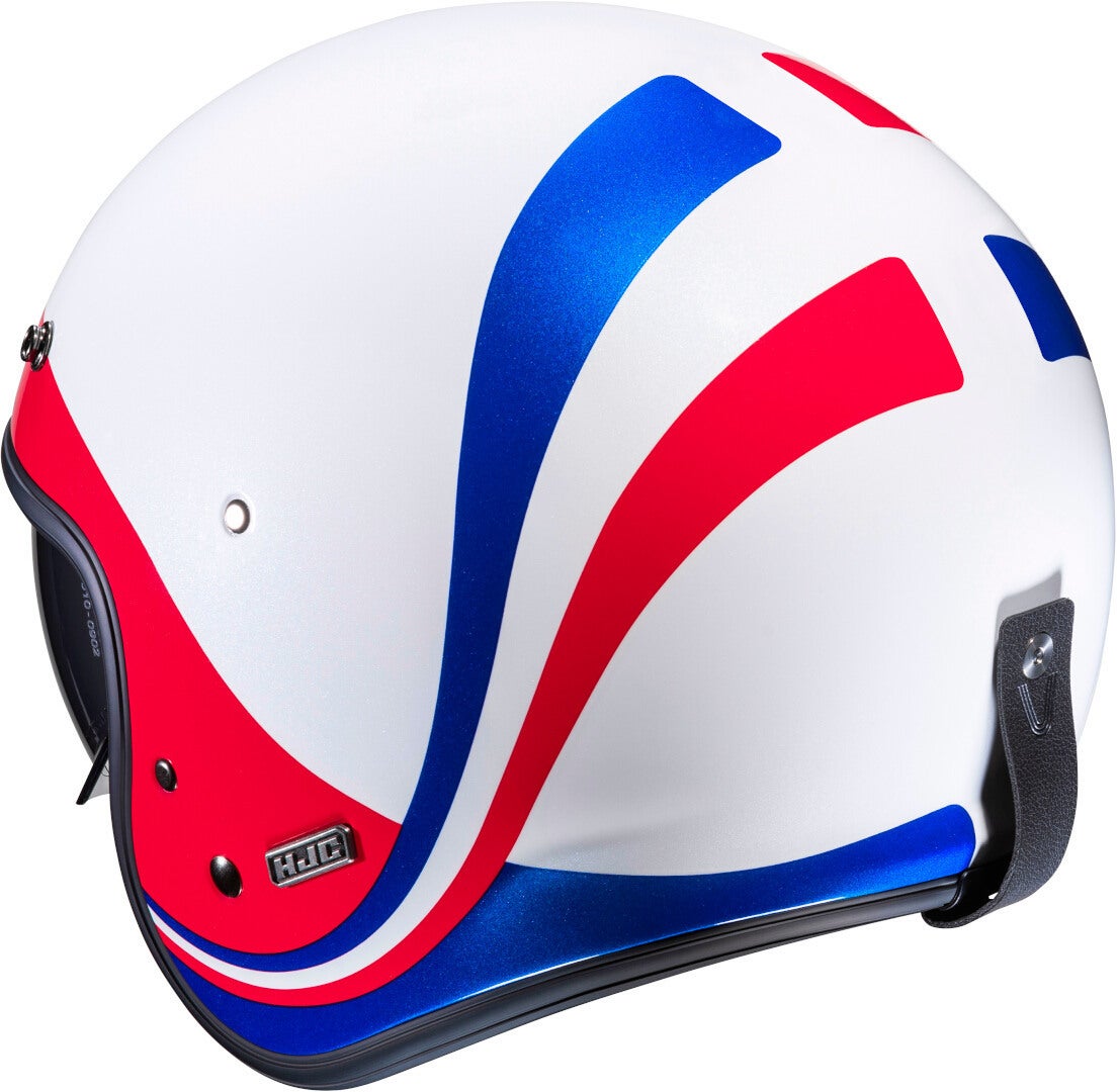 HJC V31 Emgo Retro Casque jet Blanc/Rouge/Bleu XXL (62/63) Figure 3