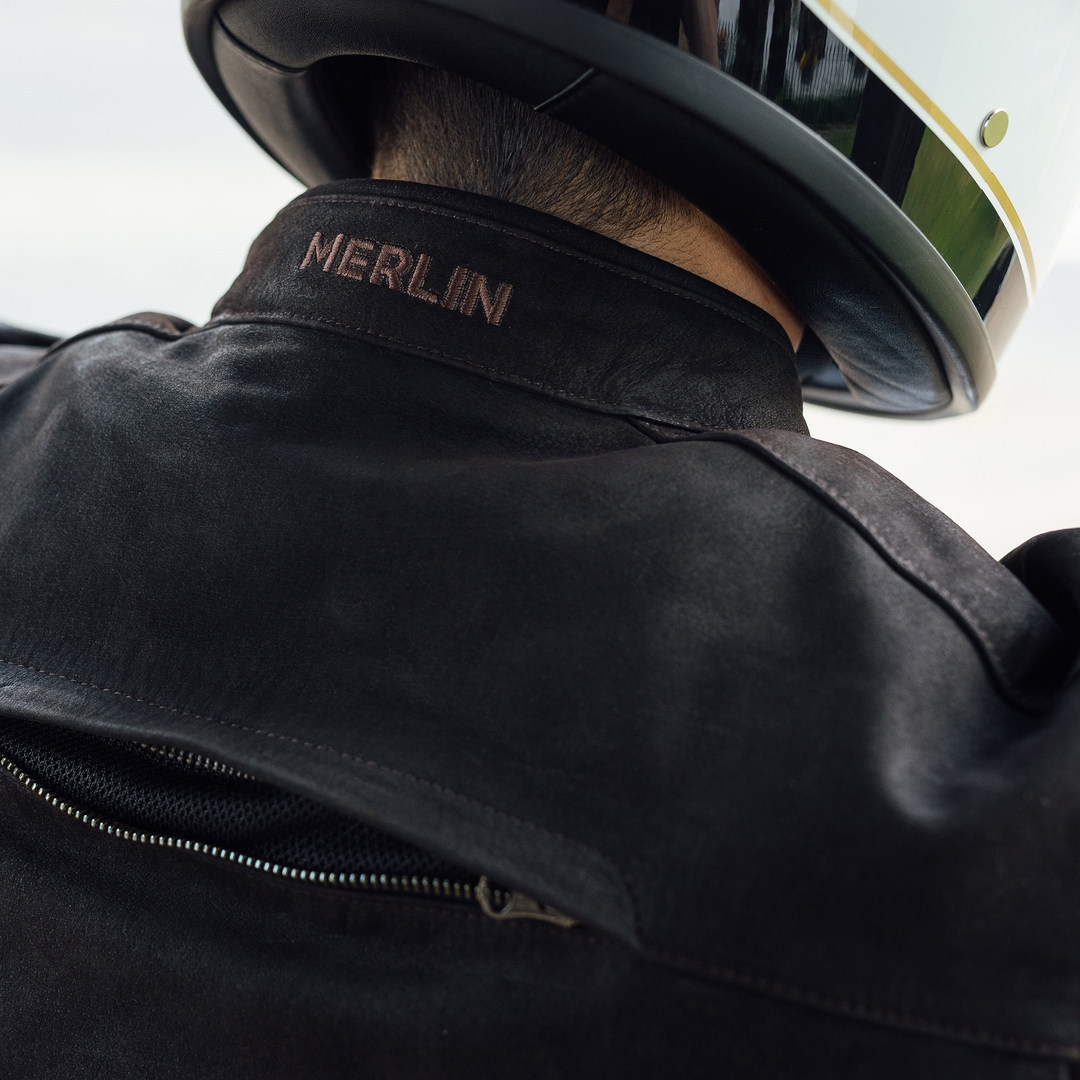 Merlin Alton II D3O Motorrad Lederjacke schwarz L Abbildung 7