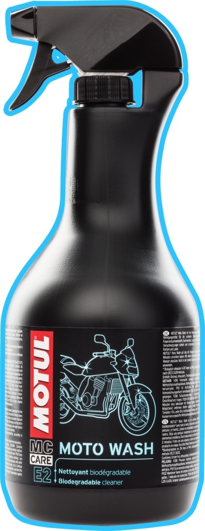 MOTUL MC Care E2 Moto Wash Motorcykel avfettningsmedel spraya 1 Liter Figur 1