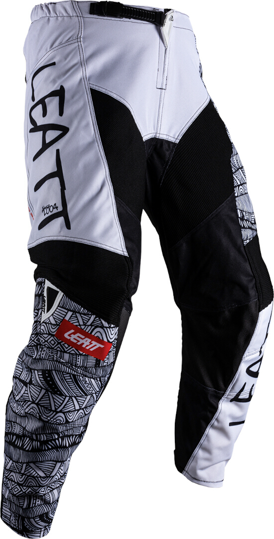 Leatt 3.5 Ride Kit Mosaic 2025 Set de tricou și pantaloni de motocross Alb/Negru/Roșu S Figura 4