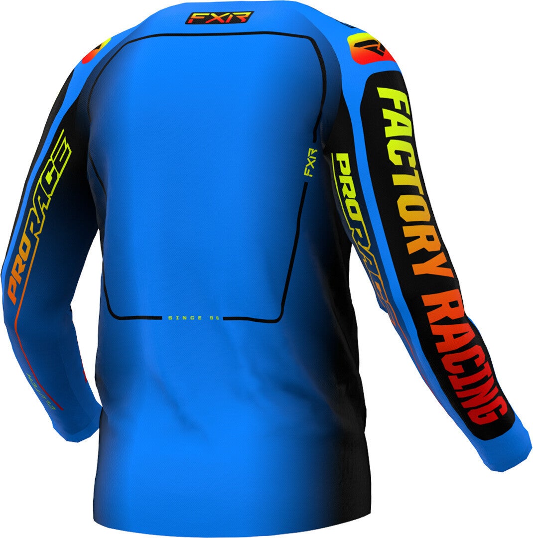 FXR Clutch 2024 Motocross Jersey blue/yellow/red M Figure 2