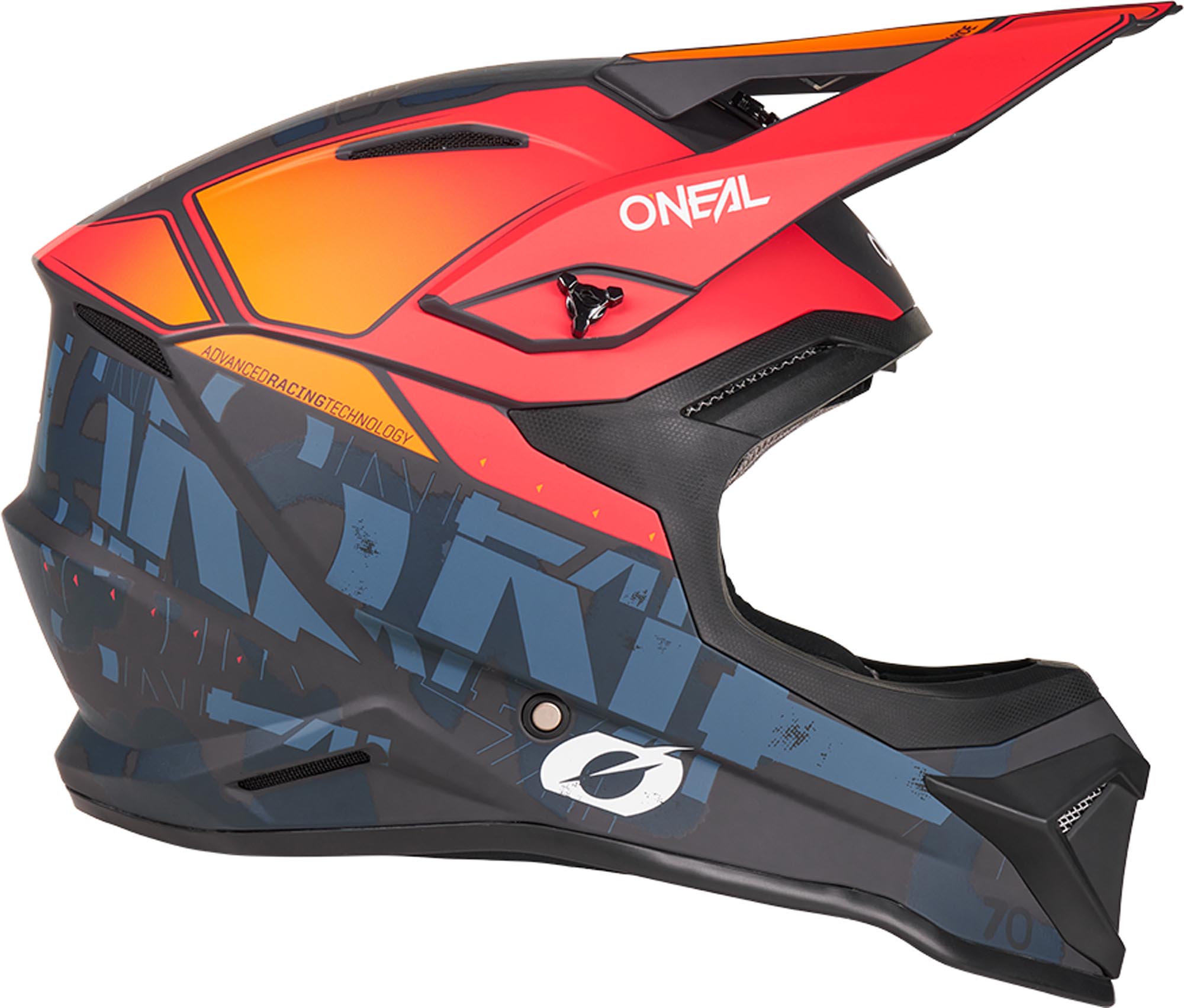 Oneal 1SRS Voltixx Motocrosshjelm sort/orange M (57/58) Figur 5