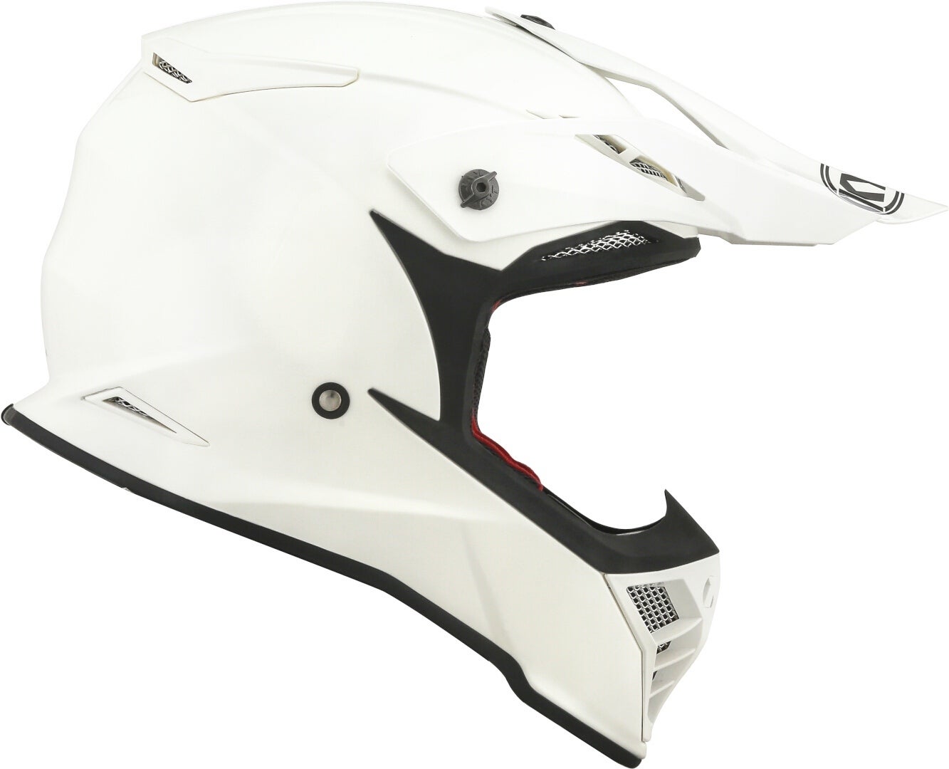 KYT Skyhawk Plain Motorcross Helm Wit XL (61/62) Figuur 3
