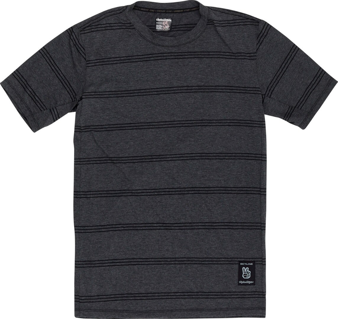 Troy Lee Designs Skyline Ride Washed Out Tricou Gri închis S Figura 1