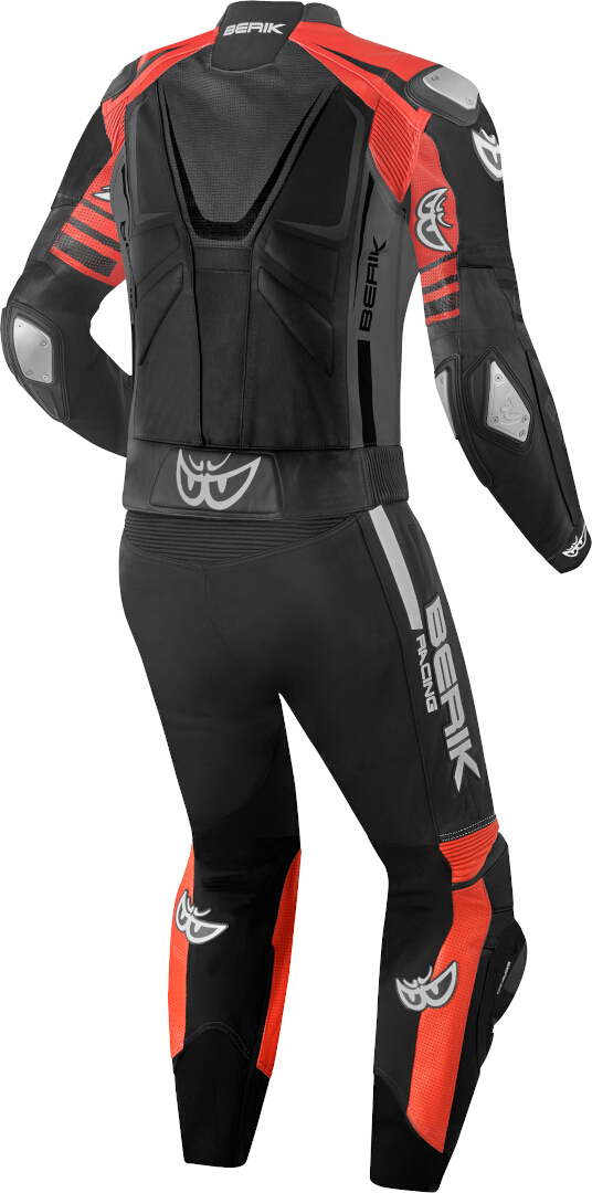 Berik XR-Ace Two Piece Motorcycle Leather Suit black/grey/red 58 Figure 2