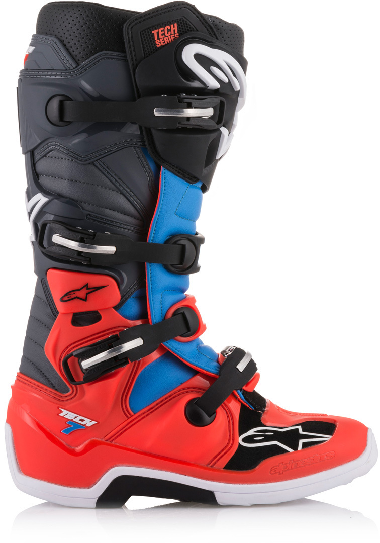 Alpinestars Tech 7 Motokrosové boty červená/černá/modrá 16 (52) Obrázek 5