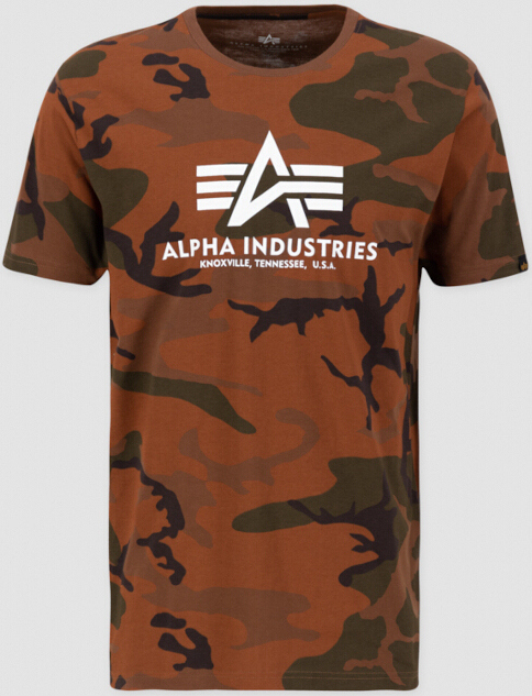 Alpha Industries Basic Camo T-Shirt brown S Figure 1