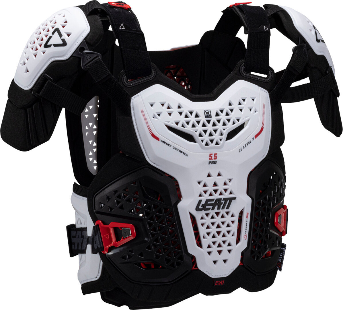 Leatt 5.5 Pro Evo Bröstskydd Vit XXL Figur 3