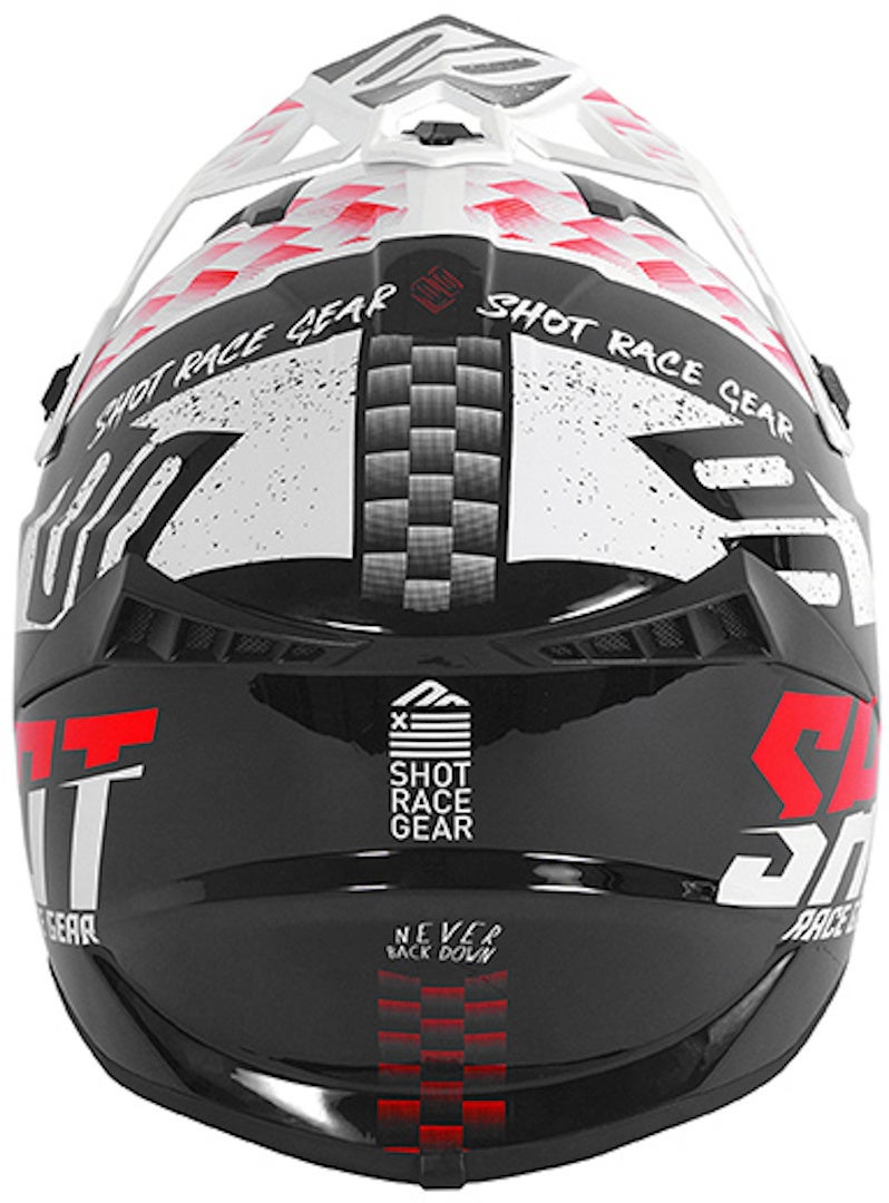 Shot Lite Rush Casco Motocross nero/rosso XL (61/62) Figura 3