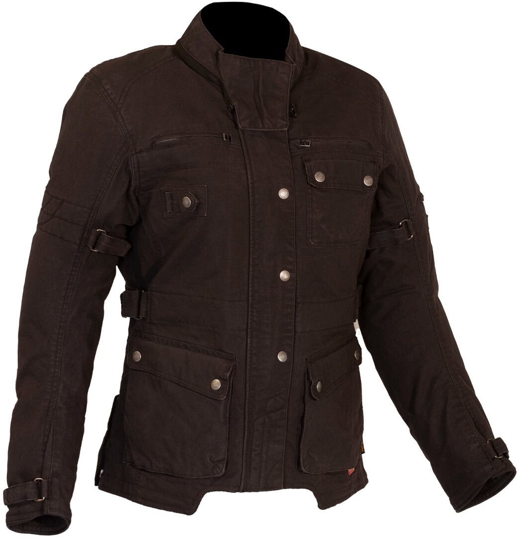 Side view of Merlin Mahala D3O Explorer Ladies Motorcycle Textile Jacket