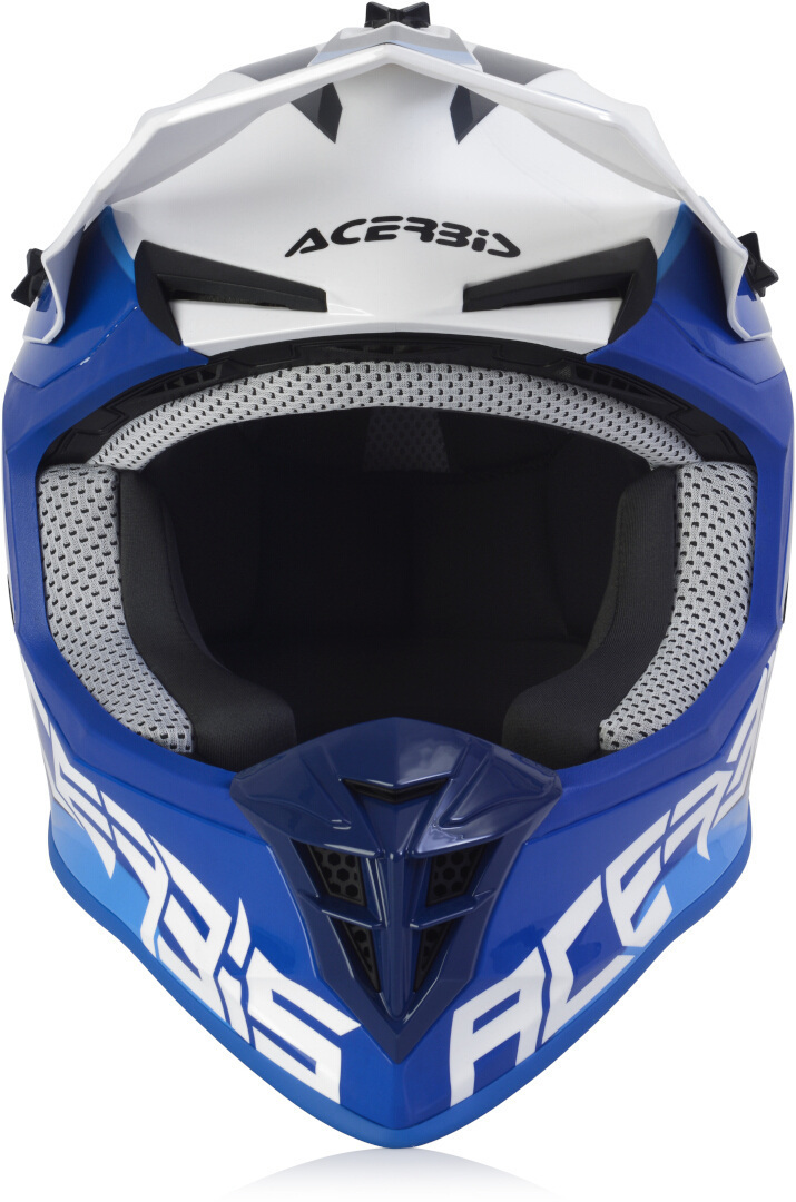 Acerbis Linear Casco Motocross bianco/blu M (57/58) Figura 6