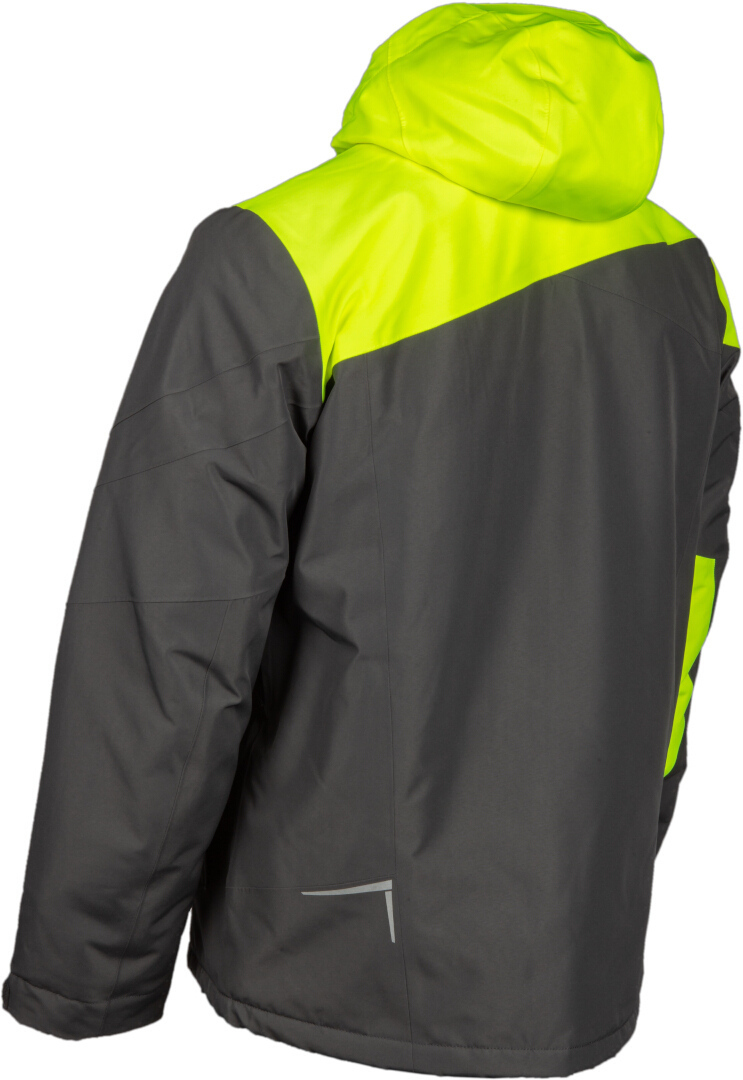 Klim Instinct 2022 Jachetă de snowmobil gri închis/negru/galben neon M Figura 2