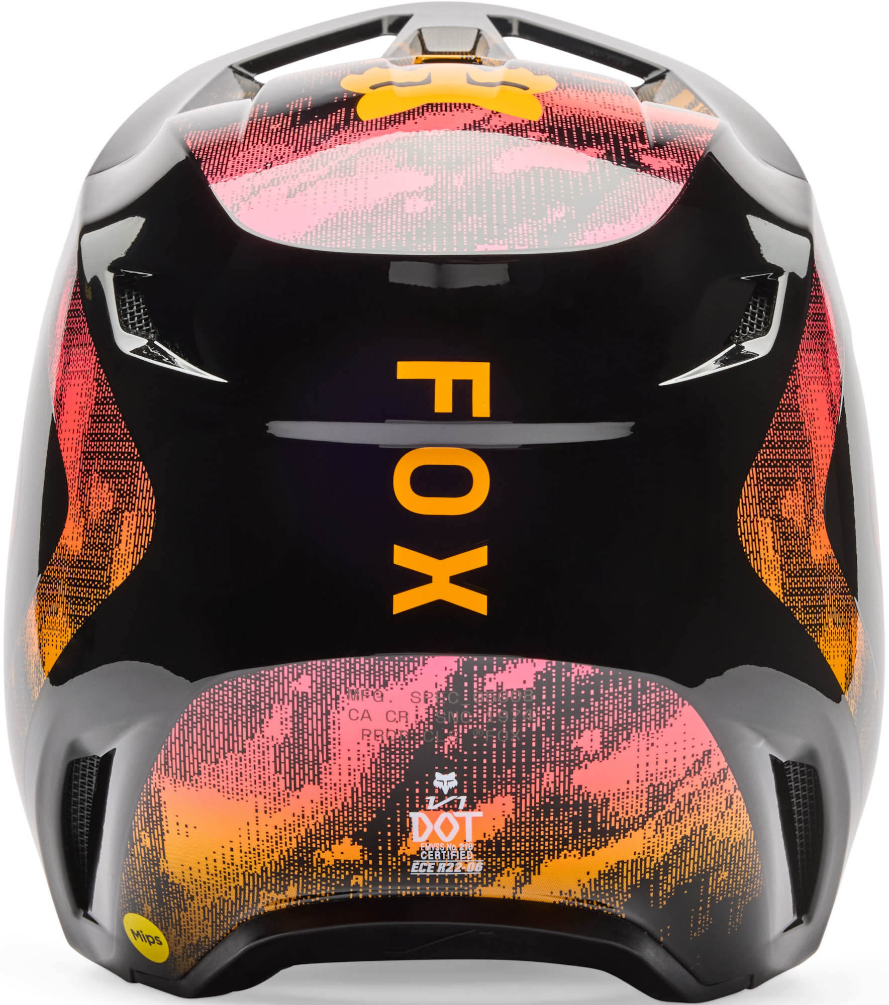 FOX V1 Kairos Casco da motocross nero/arancione L (59/60) Figura 5