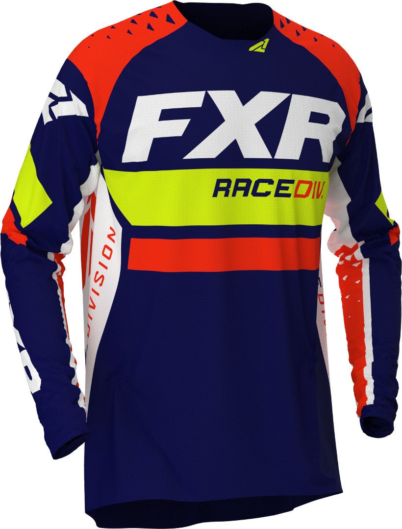FXR Revo Motocross Jersey blue/yellow/red L Figure 1