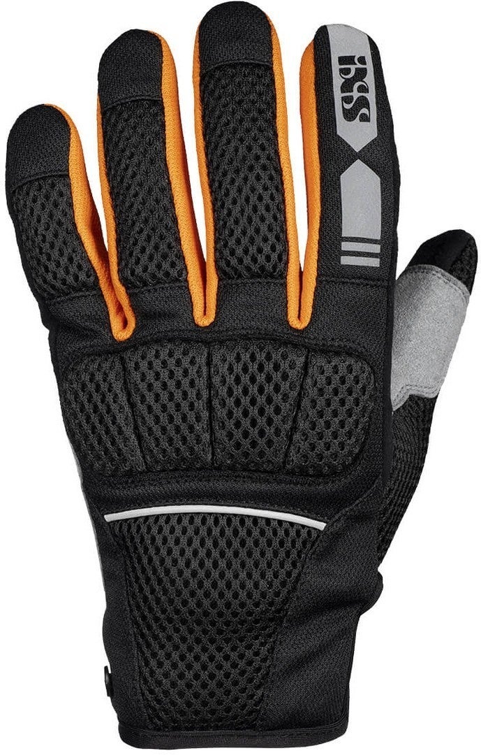 IXS Urban Samur-Air 1.0 Motorcykel handsker sort/grå/orange M Figur 1