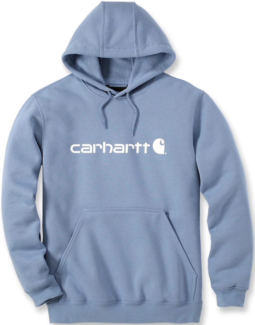Carhartt Signature Logo Midweight Hanorac Albastru deschis XS Figura 1
