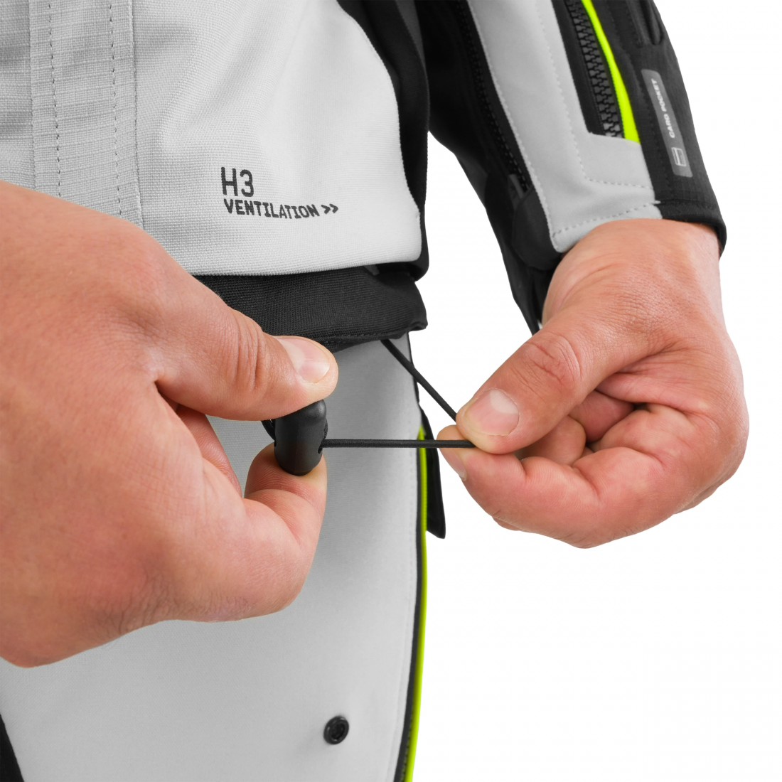 SHIMA Dune 2.0 Motorcycle Textile Jacket black/white/yellow L Figure 25