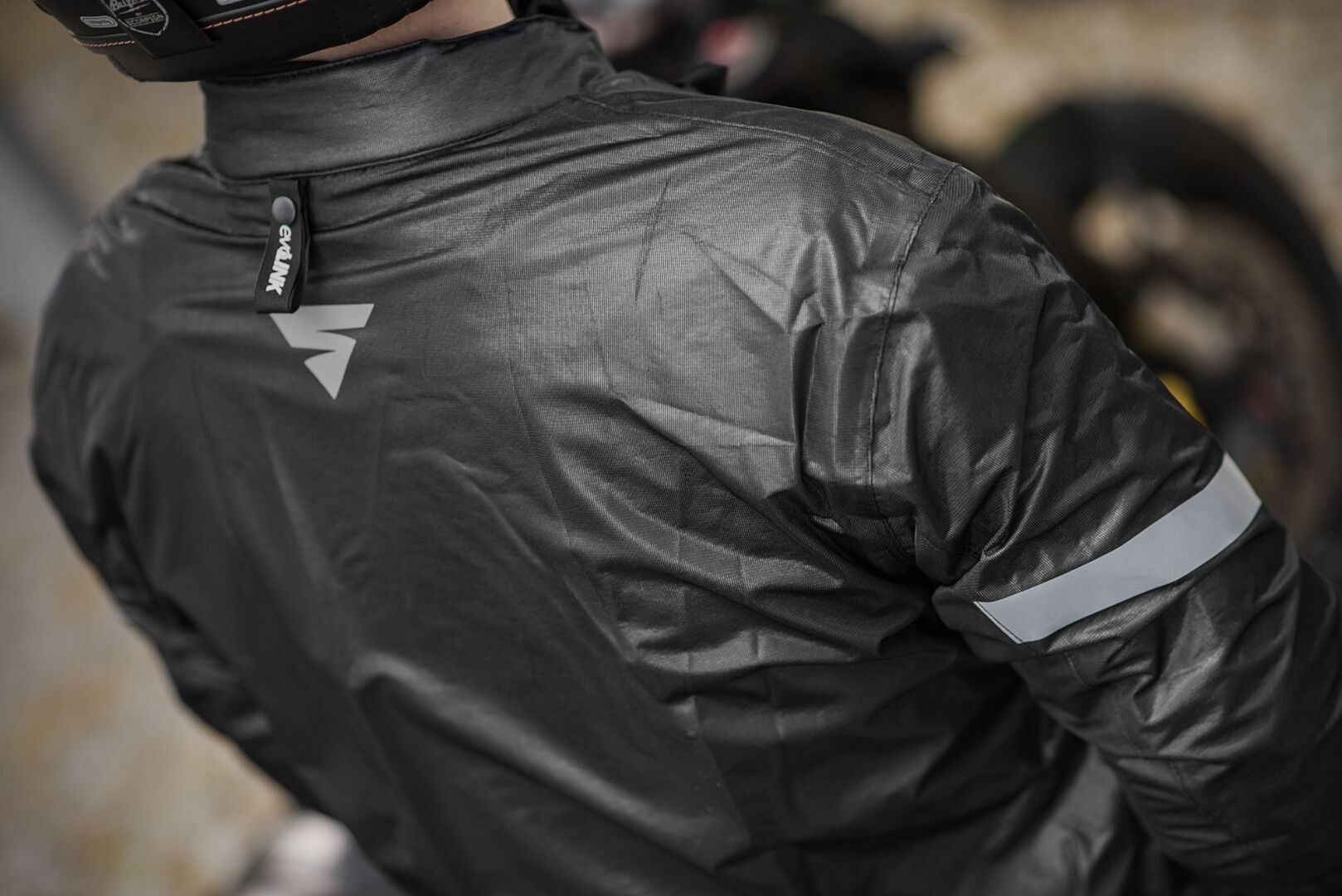 Side view of SHIMA Jet waterproof Motorcycle Textile Jacket