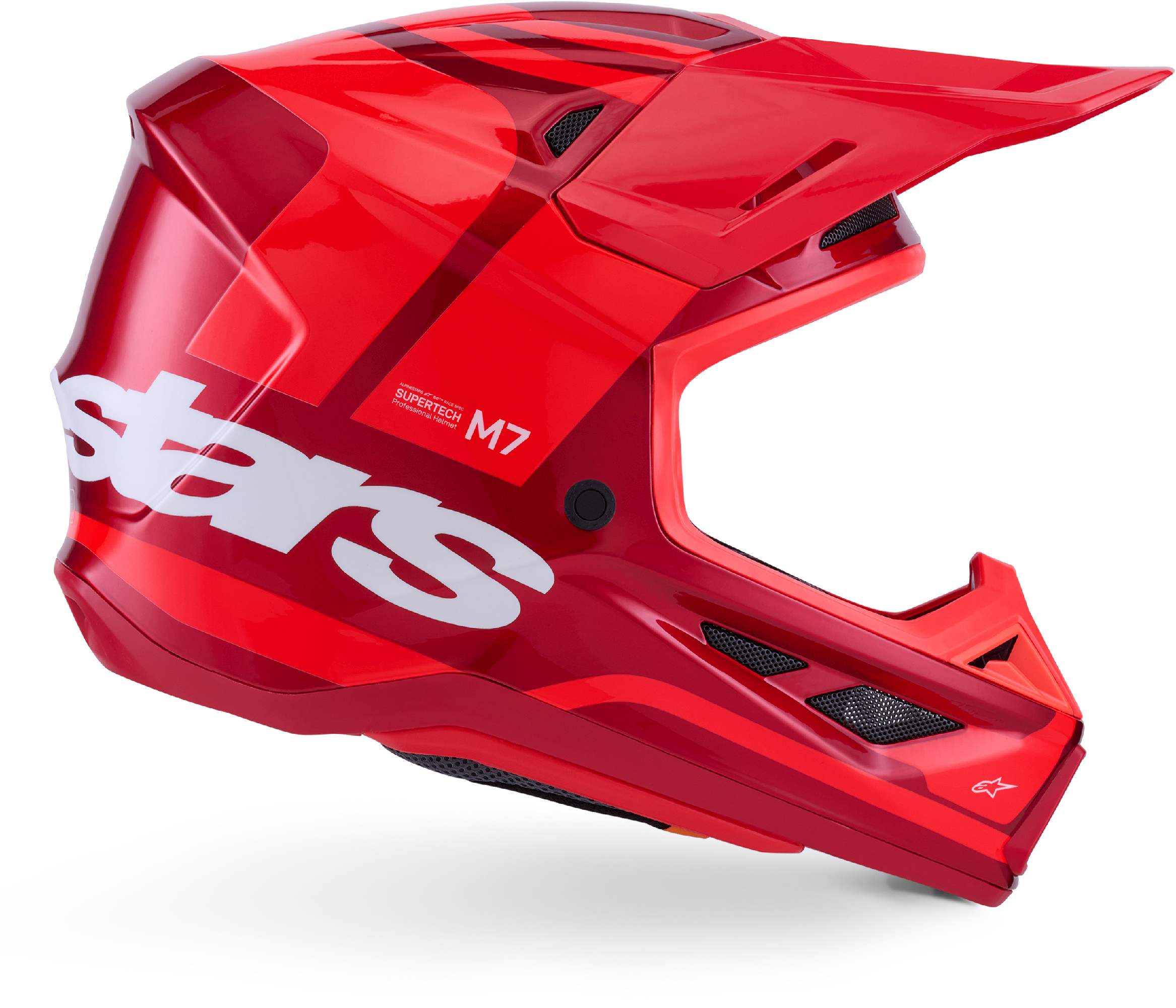 Alpinestars SM7 Core Motocross Helm rot S (55/56) Abbildung 4