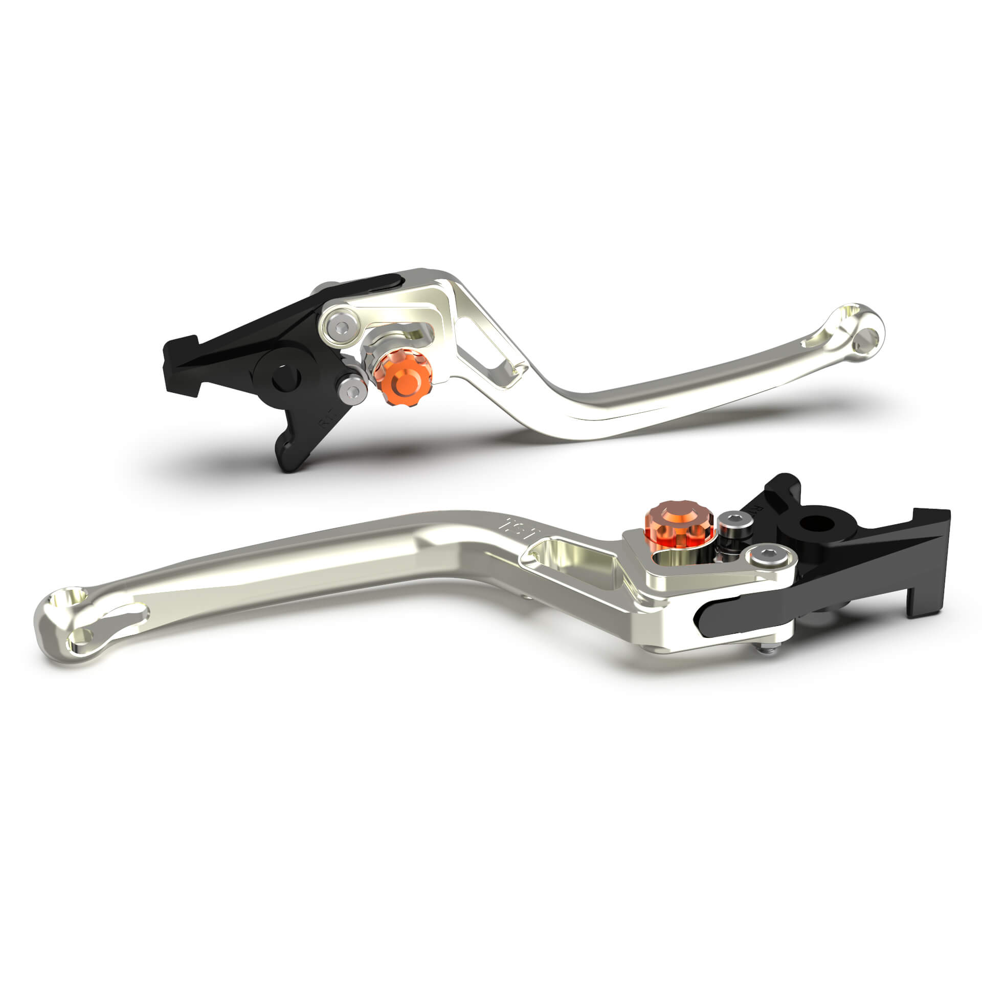 LSL Kupplungshebel BOW L20, lang Sølv Orange Figur 1