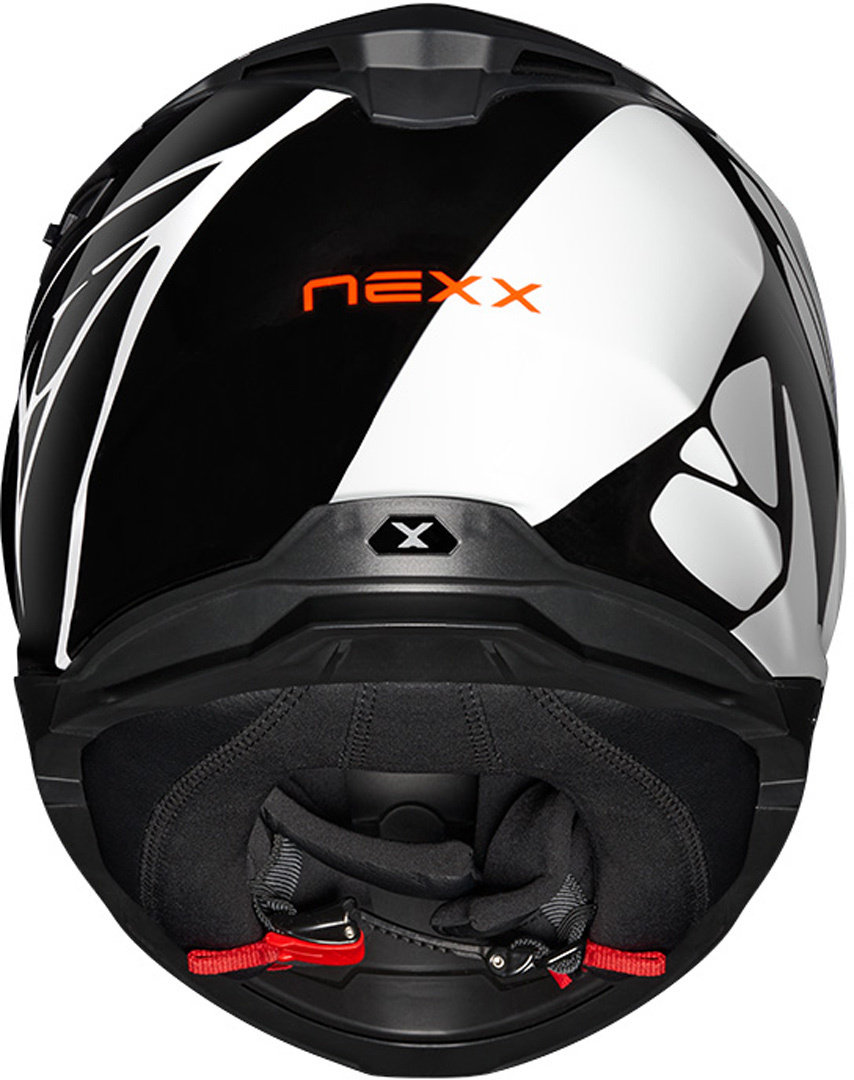 Nexx Y.100 B-Side Helm schwarz/weiß M (57/58) Abbildung 2