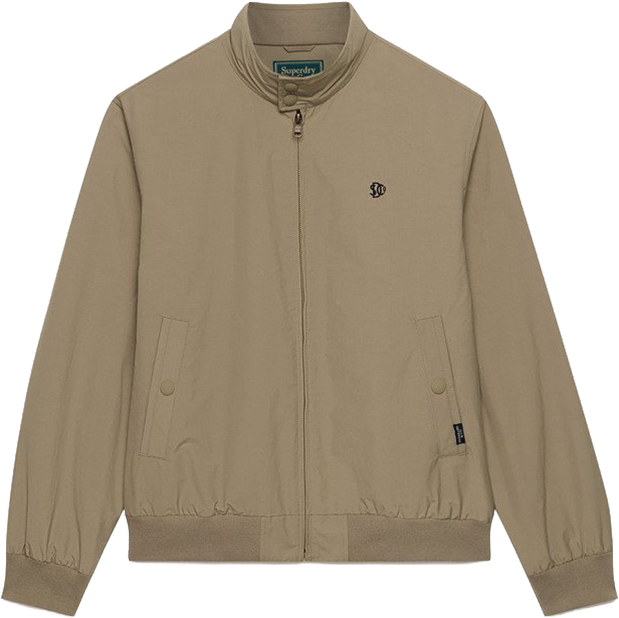 Superdry & Co Classic Harrington Jacket Green/Khaki L Figure 1