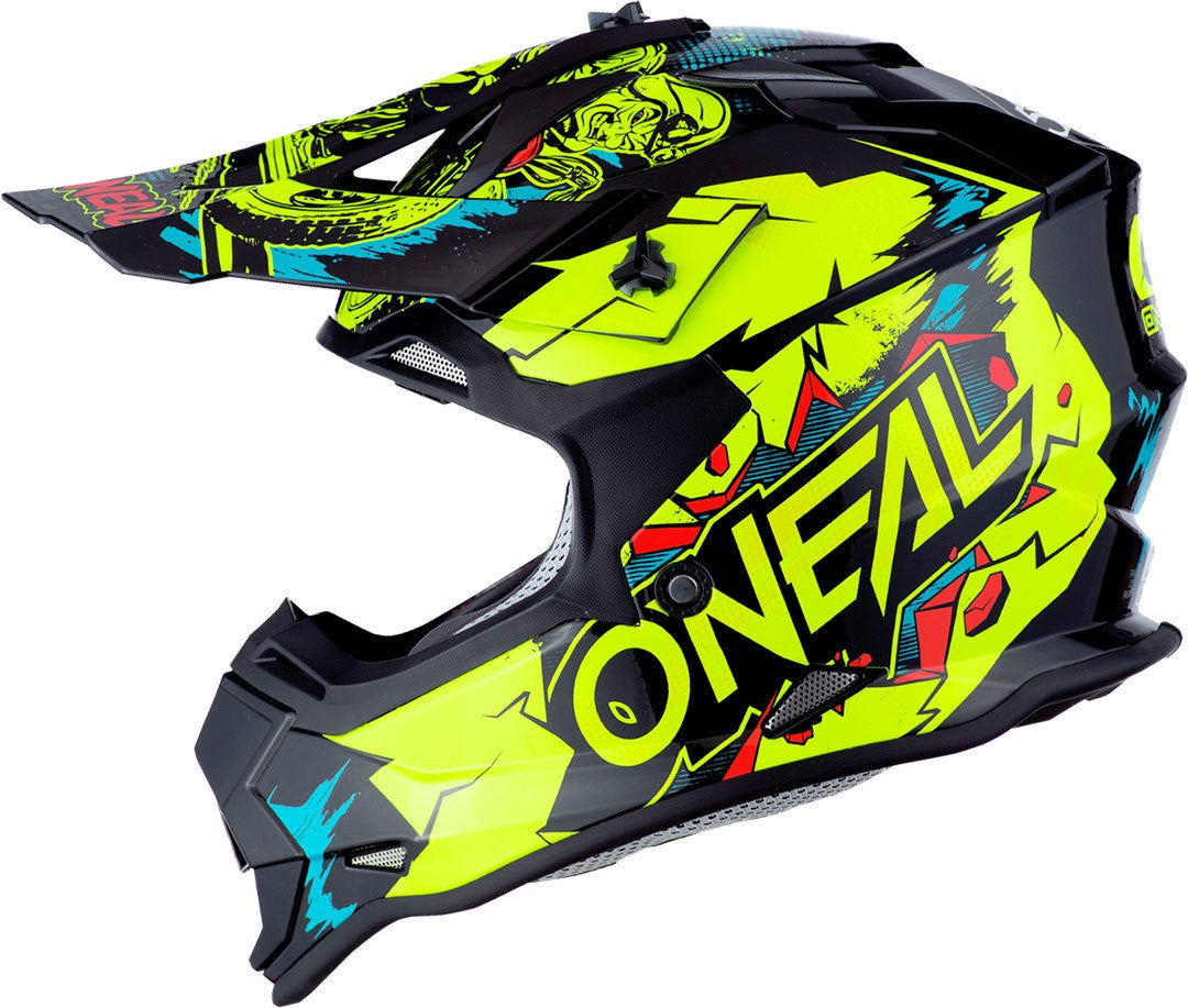 Oneal 2Series Villain Jugend Motocross Helm gelb L (53/54) Abbildung 4