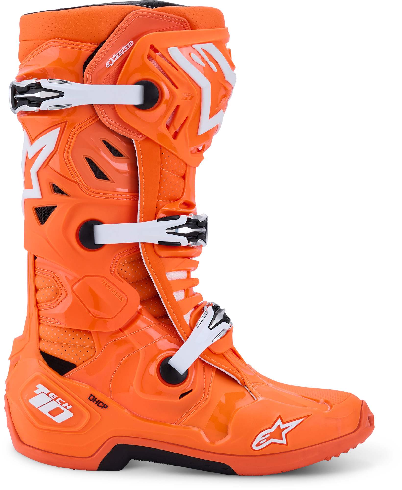 Alpinestars Tech 10 Supervented Bottes de motocross Orange/Noir/Blanc 14 Figure 3