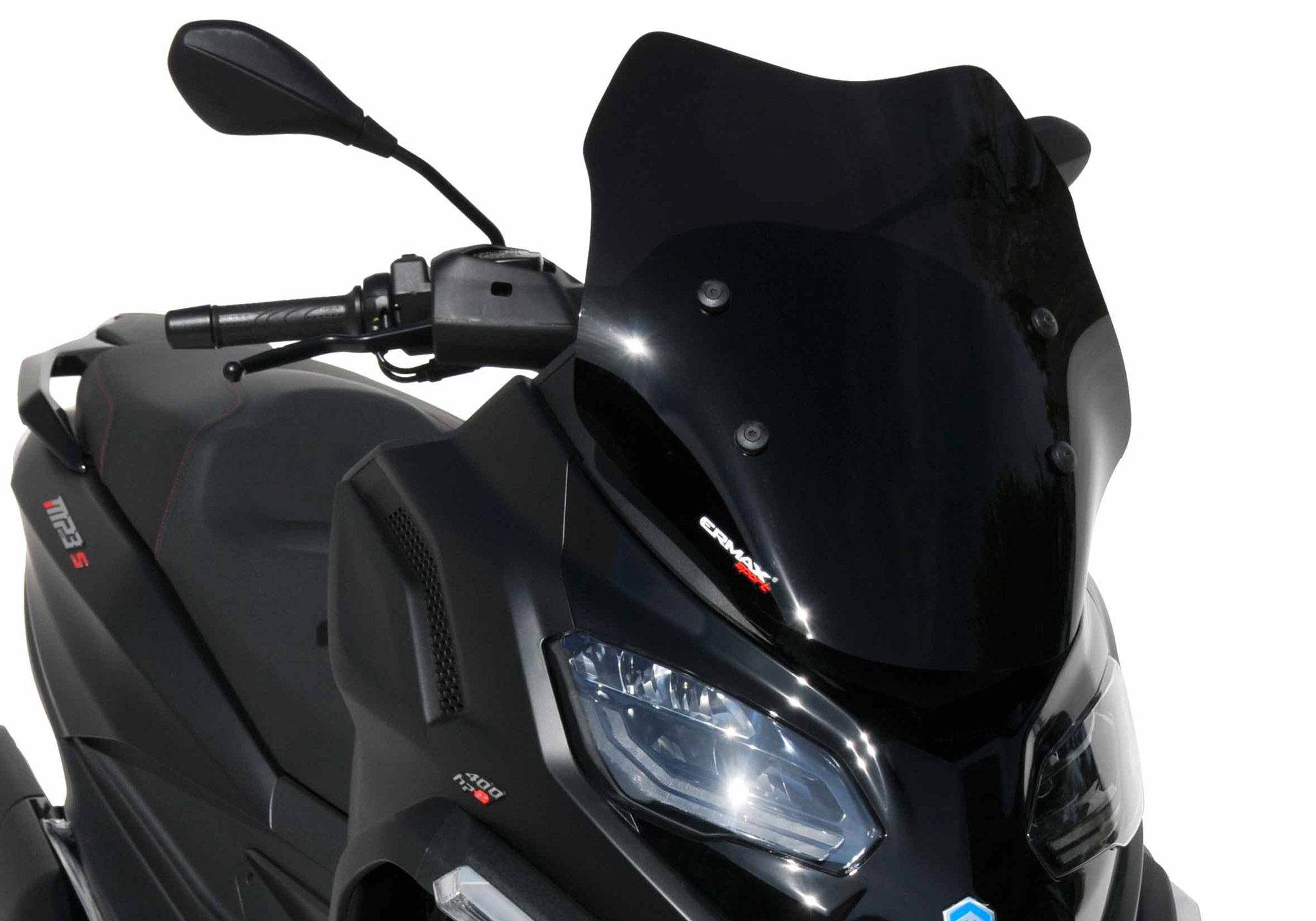 ERMAX scooterskärm Sport Akrylglas (PMMA) Figur 1